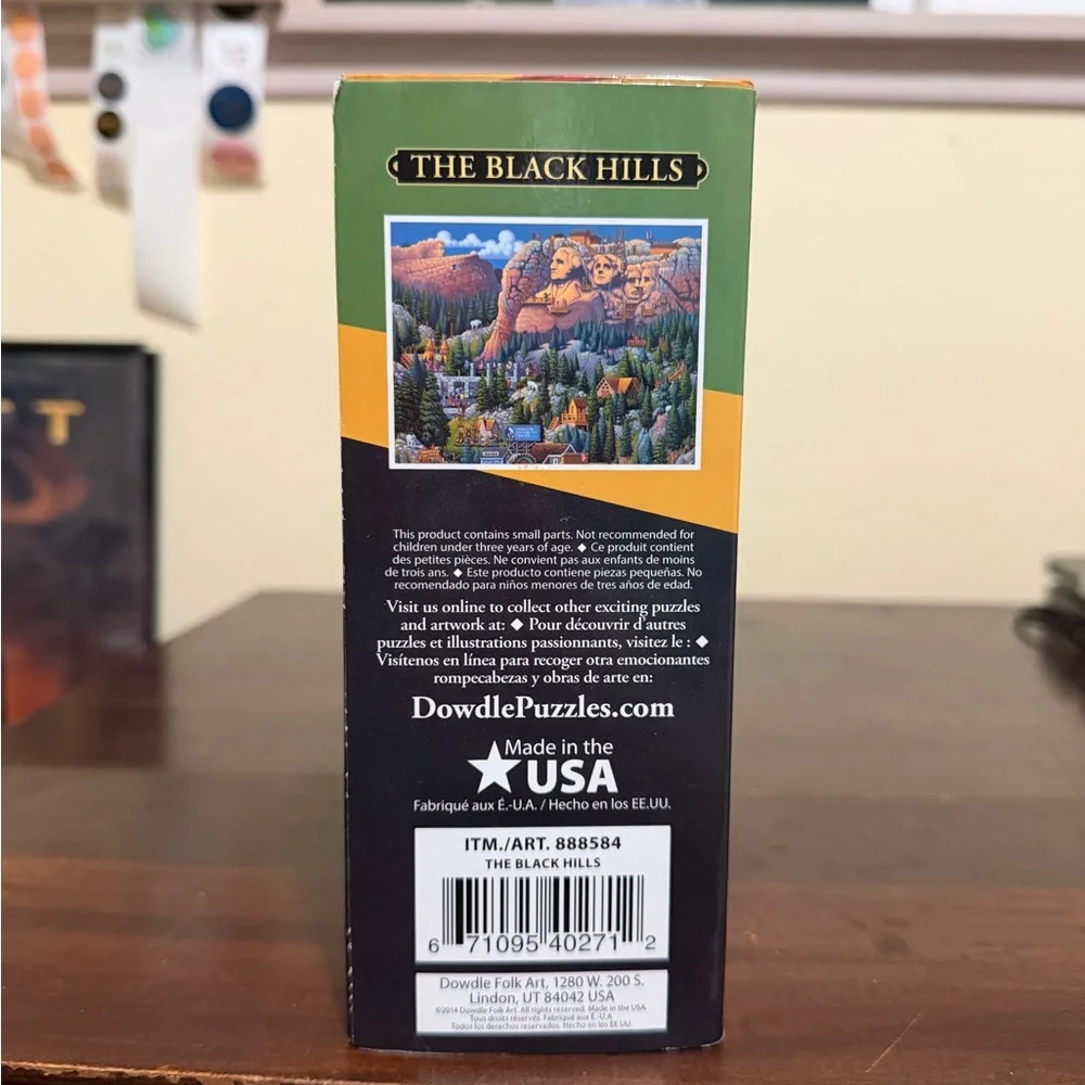 Eric Dowdle Folk Art The Black Hills 1000 Piece Jigsaw Puzzle